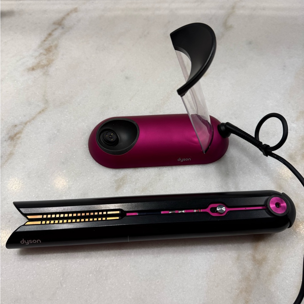 Dyson Corrale Styler Hair Straightener Cordless Black and Pink